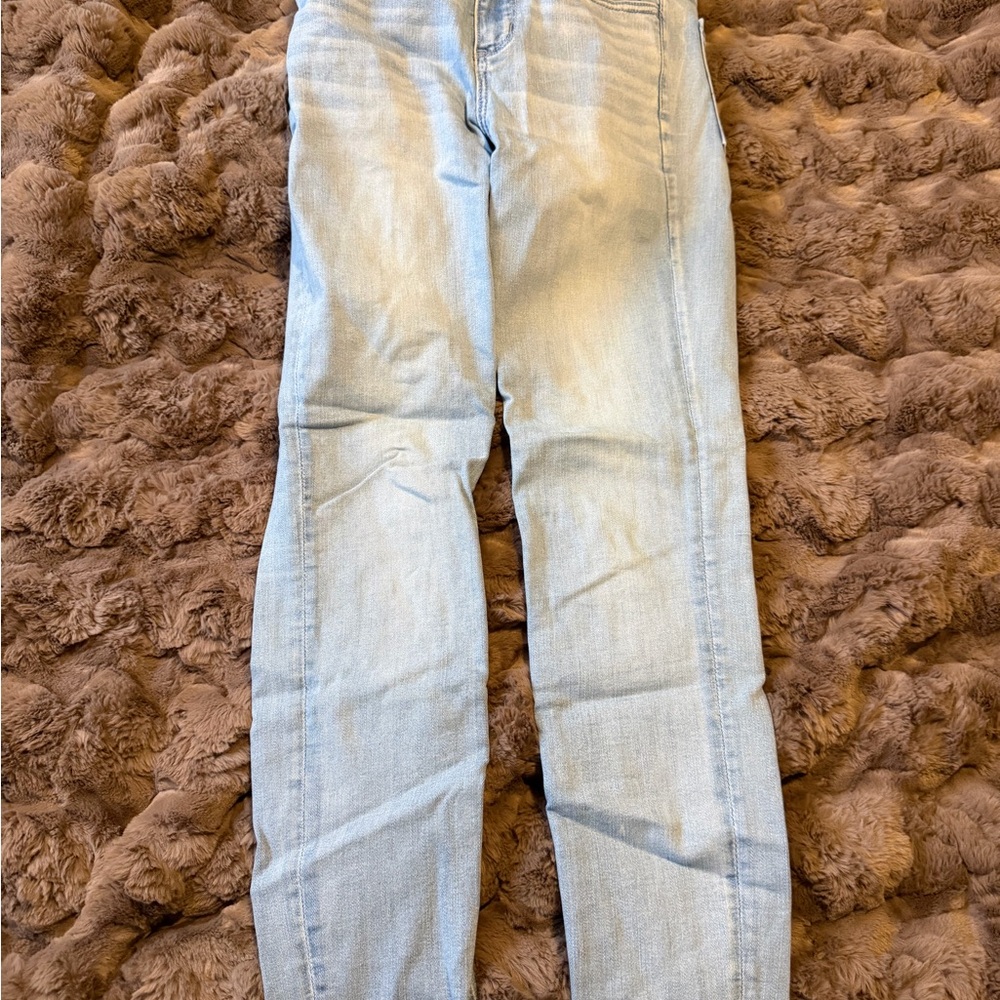 American Eagle Outfitters Light Wash Straight Leg Jeans